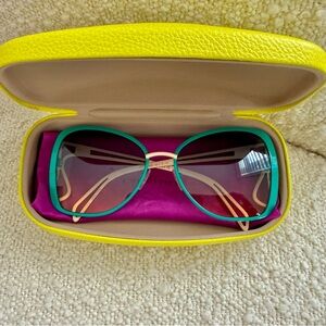 Emilio Pucci Oversized Butterfly Sunglasses | Gradient Lenses